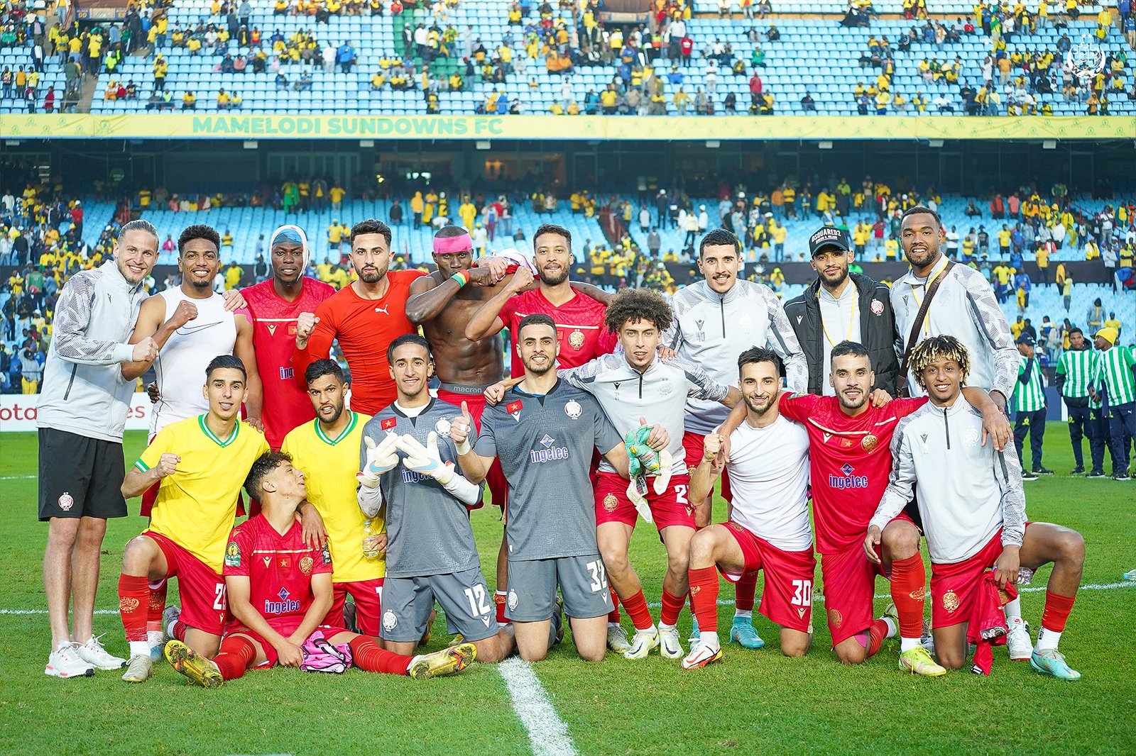 Wydad Athletic Celebrate after their victory