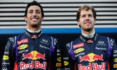 sebastian vettel with Daniel Ricciardo