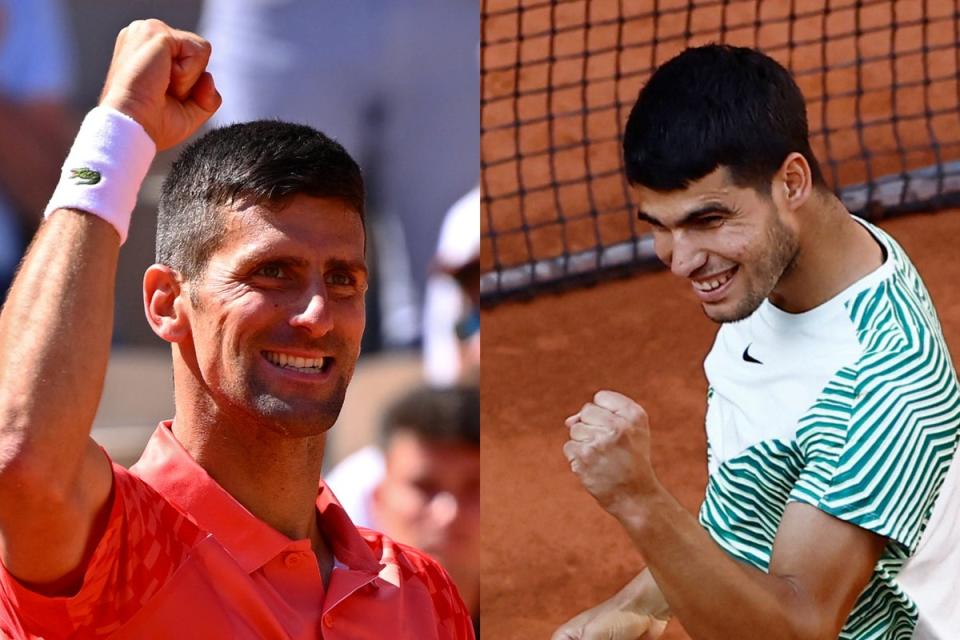 Carlos Alcaraz to meet Djokovic in the French Open semifinals Latest