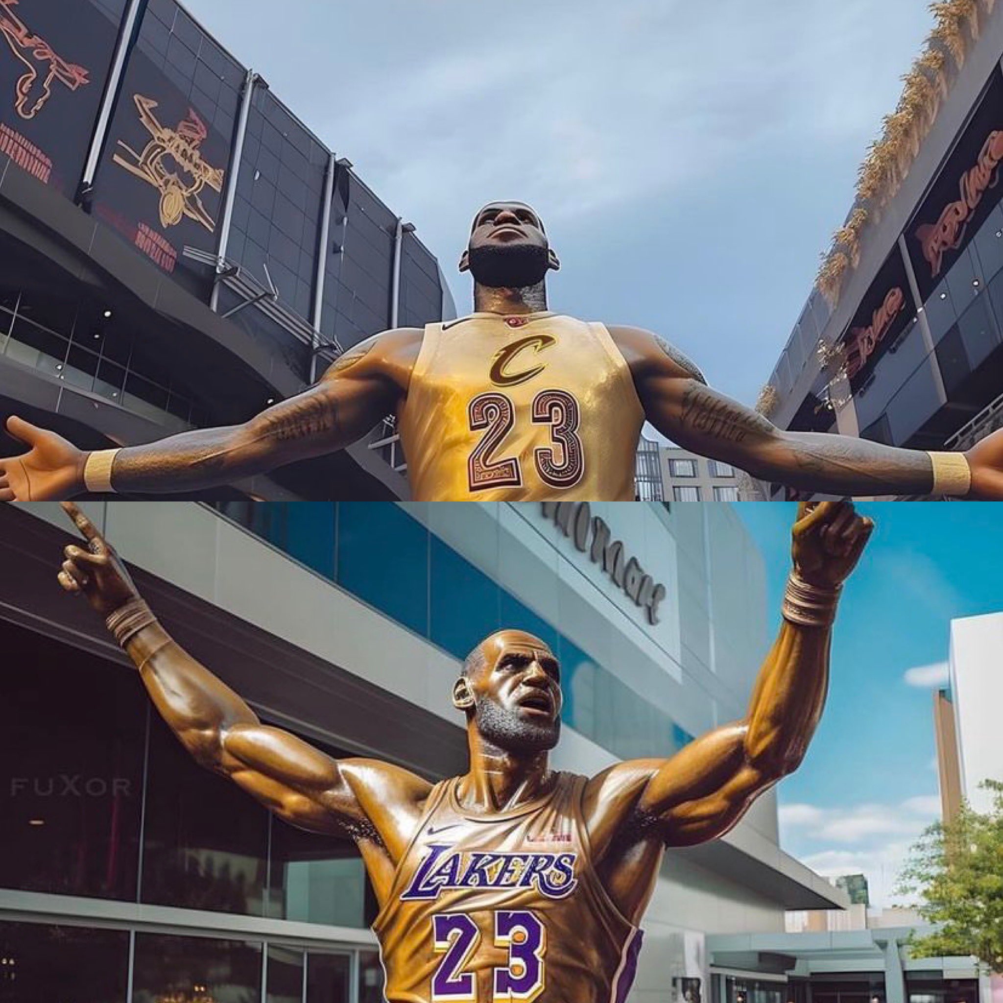 lebron james statue