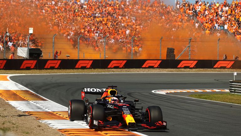 The Dutch Grand Prix orange wall