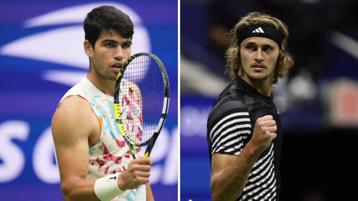 Carlos Alcaraz alexander zverev us open 2023