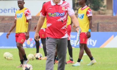 New Police FC head coach Zdravko Logarusic during a training session. PHOTO/Police FC