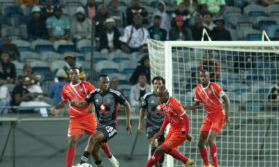 Orlando Pirates taking on Jwaneng Galaxy. PHOTO/Pirates