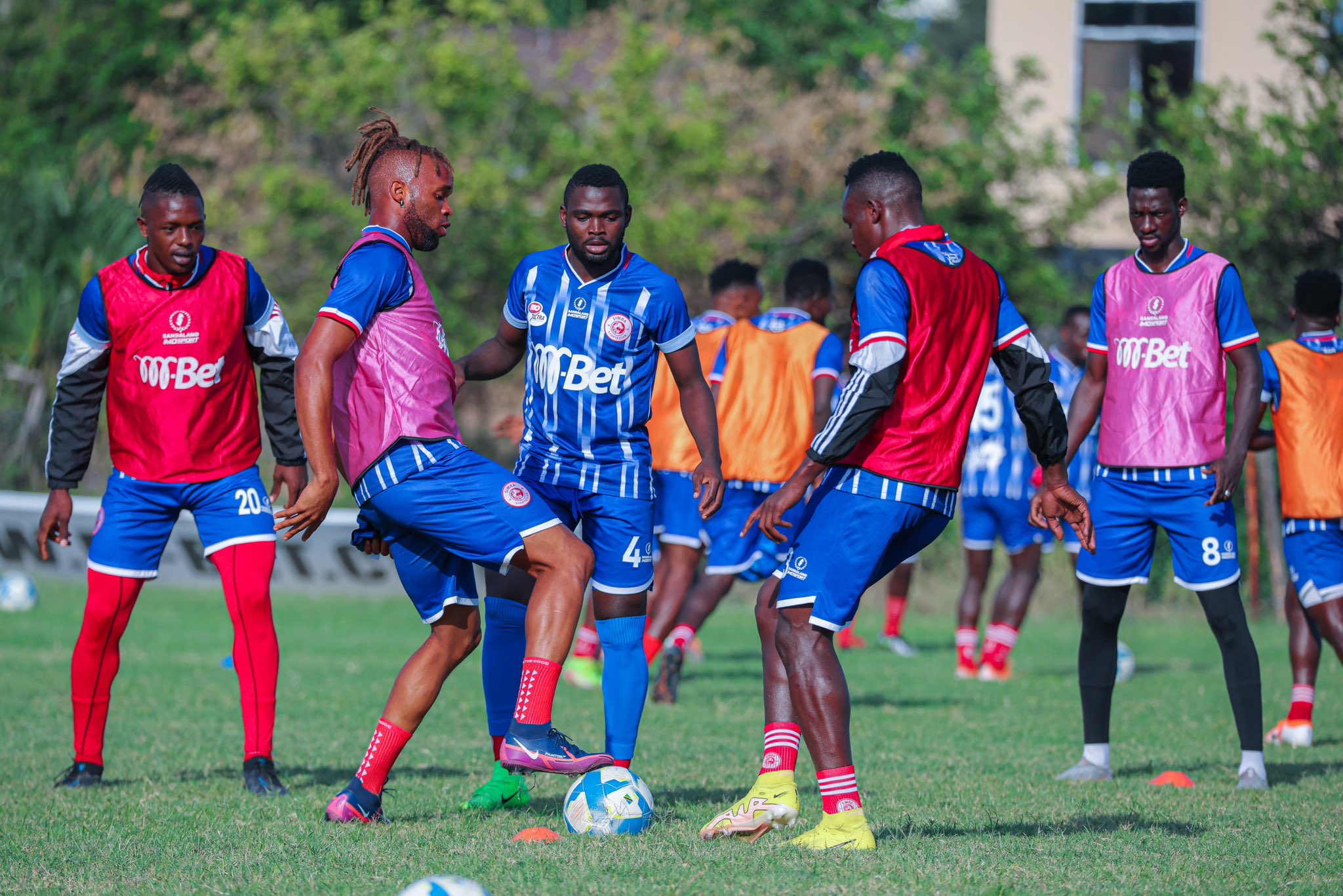 Simba players during a training session. PHOTO/Simba