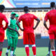 TP Mazembe head coach Lamine Ndiaye during a training session in Dar es Salaam