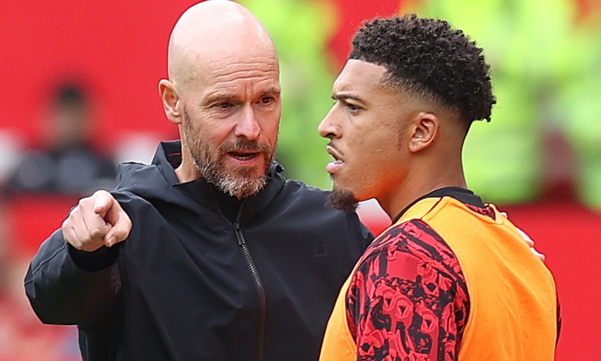 jadon sancho manchester United banishment