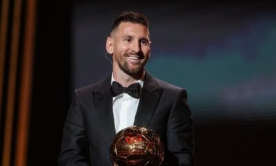 Lionel Messi wins a record extending eighth Ballon dOr Photo Eurosport