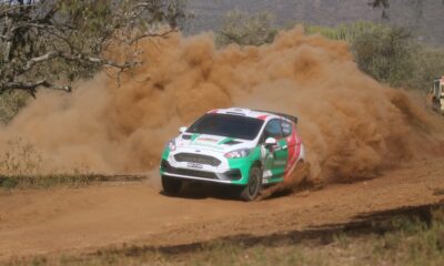 Mcrae Kimathi nevigated by Mwangi Kioni during the Africa Rally Championship Equator Rally in Naivasha