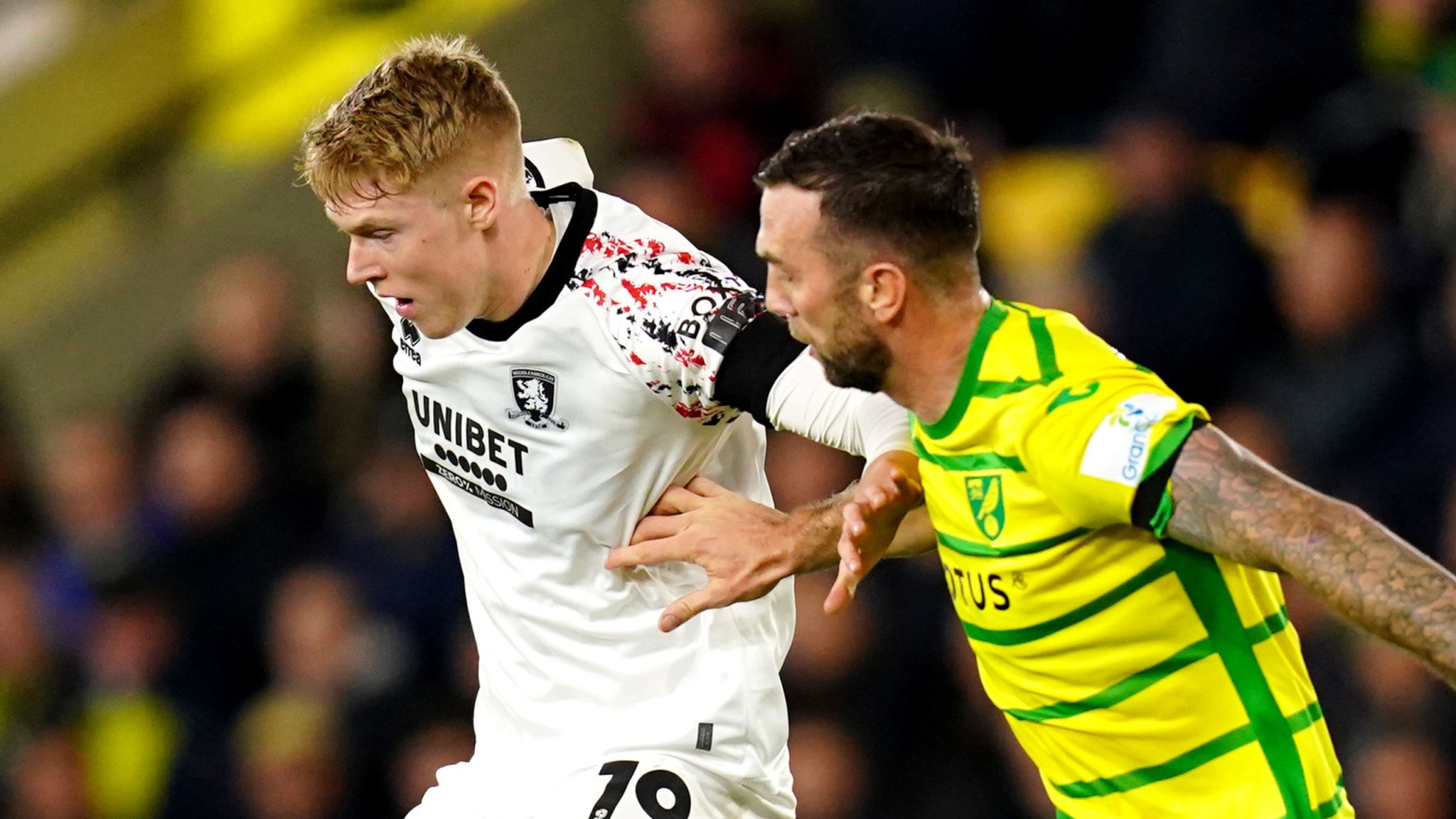 Norwich City 1-2 Middlesbrough - Championship