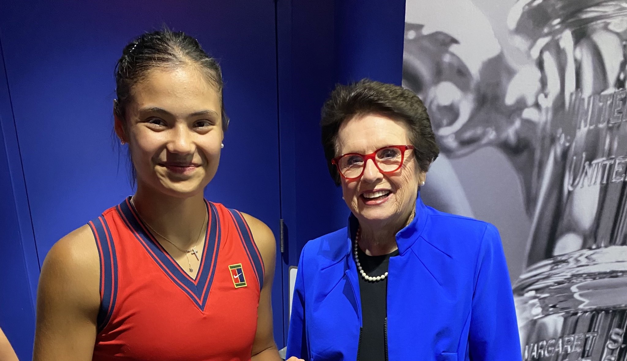 billie jean king emma raducanu