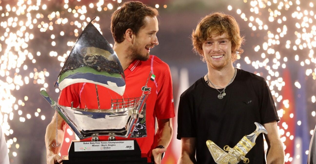 andrey rublev and daniil Medvedev