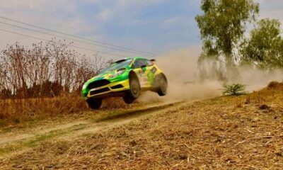 Karan Patel flies to victory at the Zambia Rally.