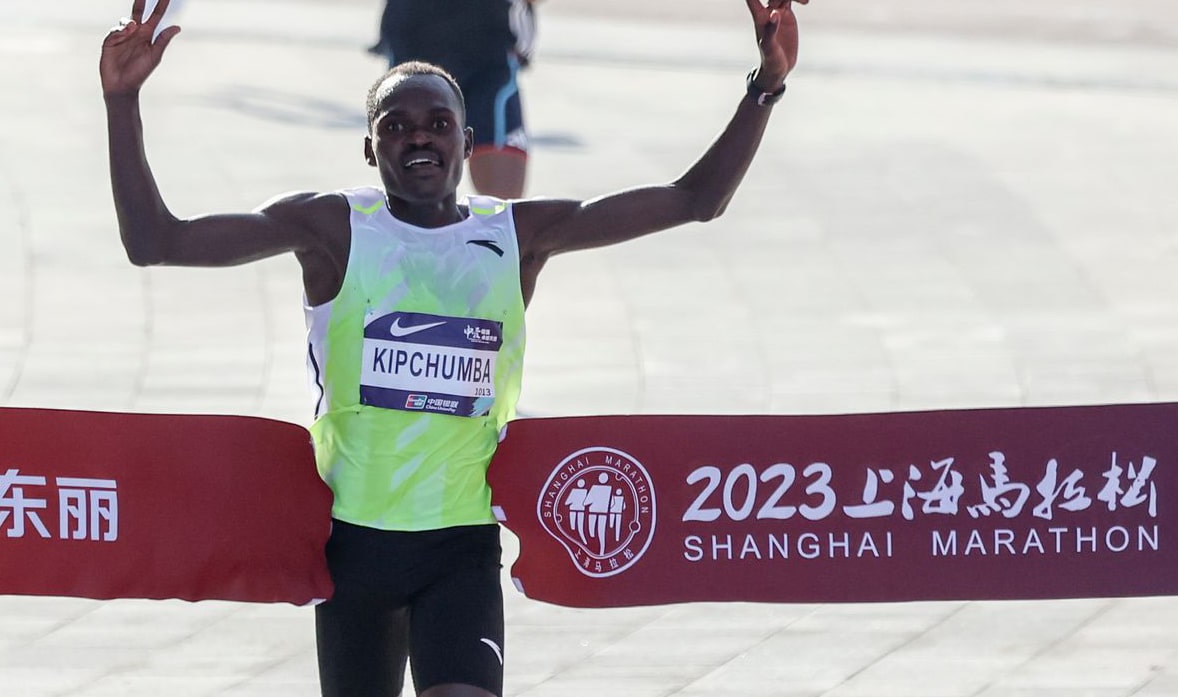Kenya's Kipchumba wins the Shanghai Marathon. PHOTO/World Athletics