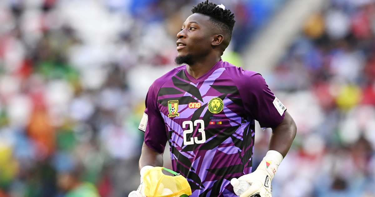 Andre Onana in a past match for Cameroon. PHOTO/Courtesy