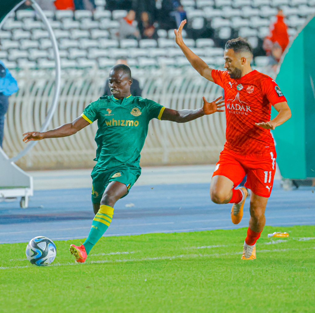 Action between Yanga SC and CR Belouizdad. PHOTO/Yanga