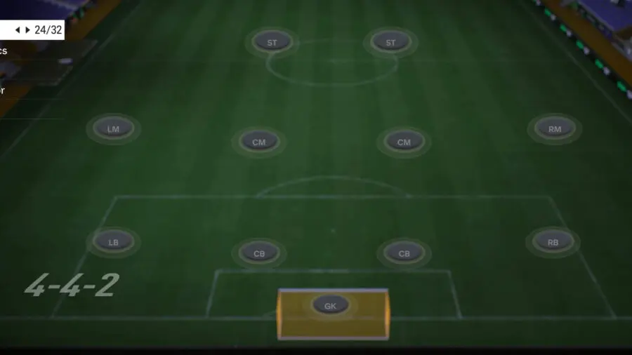 The 4-4-2 formation