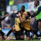 Maidstone players celebrate their heroic win Photo Sky Sports