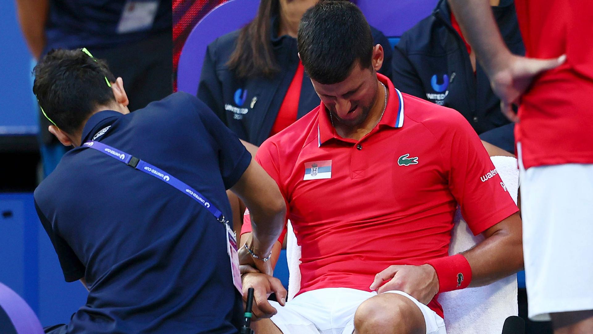 novak djokovic wrist injury