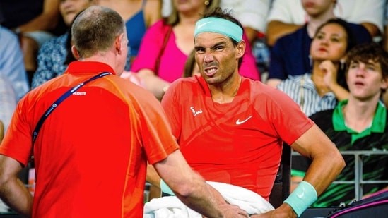 rafael nadal brisbane injury update
