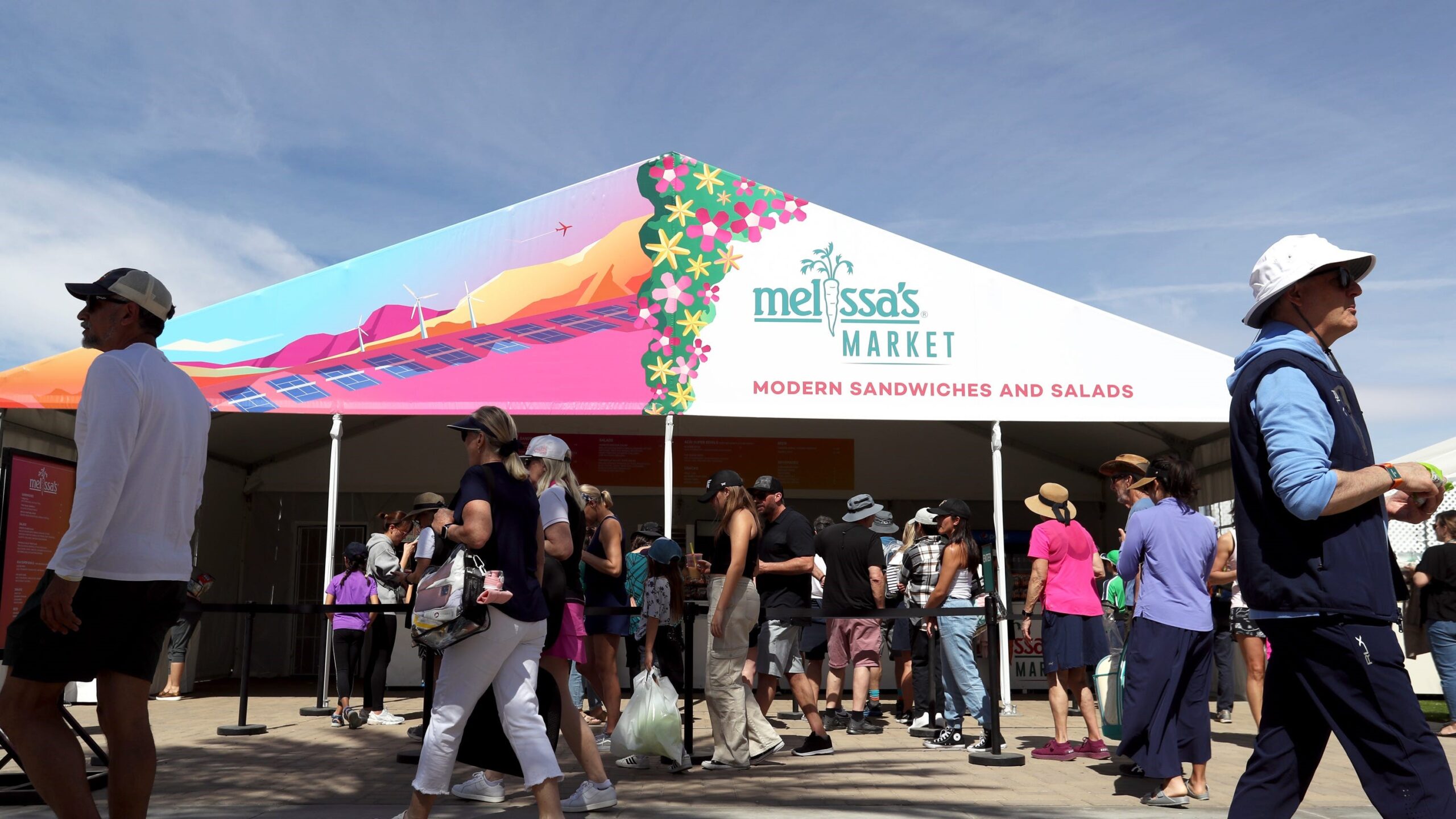 indian wells tennis garden food village