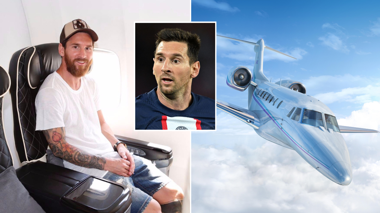 Footballers with private jets