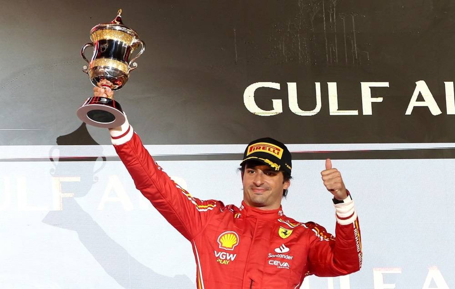 carlos sainz bahrain grand prix 2024 performance