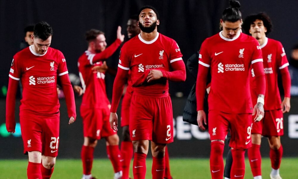 Liverpool eliminated from the Europa League Photo Sky Sports