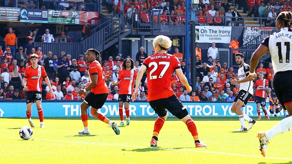 Fulham beat Luton town 4-2.