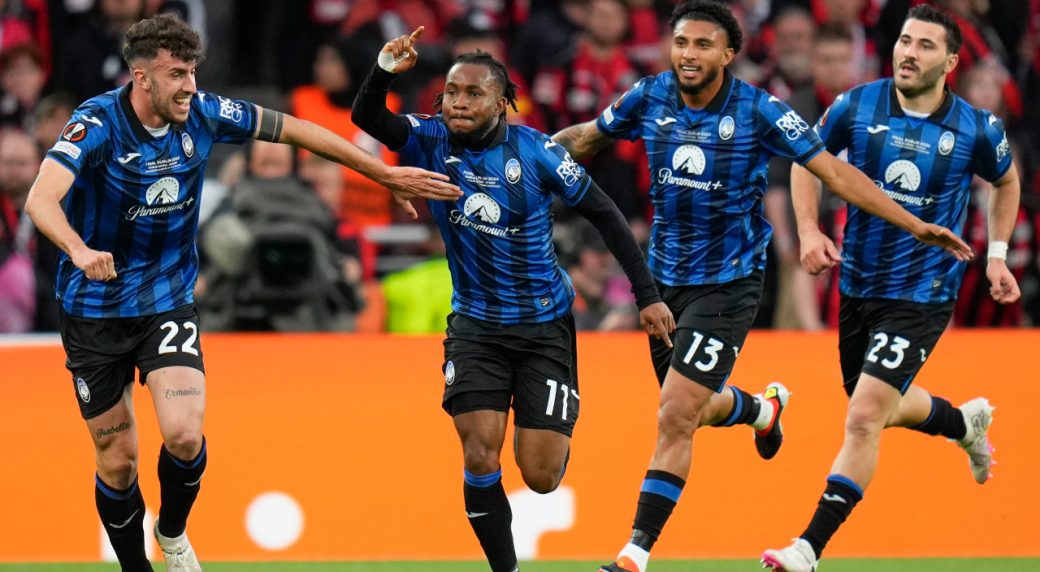 Lookman scored a hatrick in the UEFA Europa League final against Bayer Leverkusen